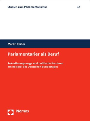 cover image of Parlamentarier als Beruf